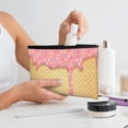 thumbnail image 5 of Rocae for Cosmetic Bags for Women Paper Reusable Cosmetic Bag Travel Toiletry Organizer Capacity Multipurpose Zipper Pouch, 5 of 8