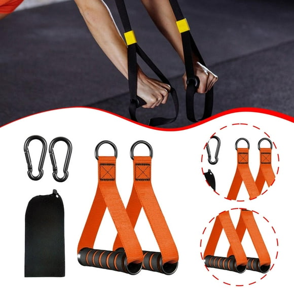 Colaxi 2 Pieces Exercise Handles for Cable Machine Pulleys Pilates Strength Trainer