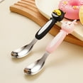 thumbnail image 6 of Stainless Steel Spoon for Toddlers Portable Travel Tableware Utensils with Cute Animal Design BPA-Free Dishwasher Safe, 6 of 7