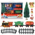 thumbnail image 1 of Train Set For Kids Electric Train Set For Kids Christmas Train Set For Under The Tree Children Train Toy Christmas Electric Rail Car Train Set With Music Light Kids Toy Gift, 1 of 9