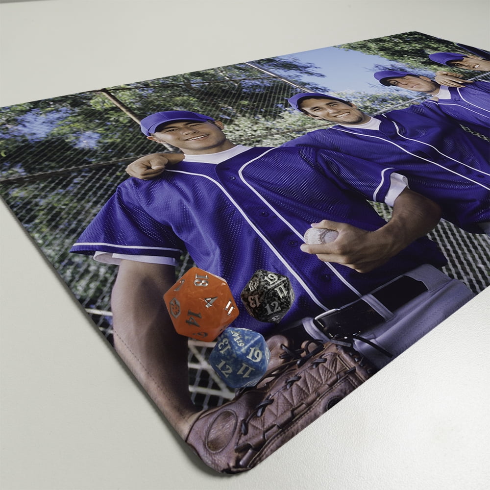Desk Gaming Mat, Rectangle 24x14, Rubber Backed, Customizable, Unisex, Adult, Tween, Teen, 0.68lbs.