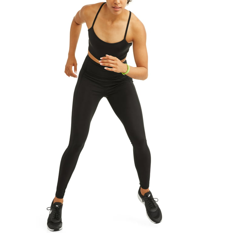 Avia Women's Performance Ankle Tights with Side Pockets