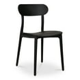 thumbnail image 4 of Moe's Home Collection Kent Outdoor Dining Chair Black - Set Of Two Plastic, 4 of 6