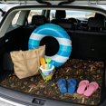 thumbnail image 2 of Xixirimido Heavy Duty Cargo Liner Floor Mat All Weather Trunk Protection, Universal Anti-slip Car Trunk Mat for Car Van SUV Sedan 29" x 39", Mushroom Butterfly Moon, 2 of 7