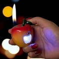 thumbnail image 3 of Christmas Lighter, Rechargeable Lighter, Glowing Inflatable Apples Light-Up Design, Windproof Adjustable Flame Control, Compact Lightweight, Safe Reliable Performance, Holiday Season Gift, 3 of 9