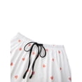 thumbnail image 5 of AIGUR Mommy and Me Matching Pajamas Heart Print Button Down Short Sleeve Lapel Tops and Shorts Set Family Sleepwear, 5 of 10