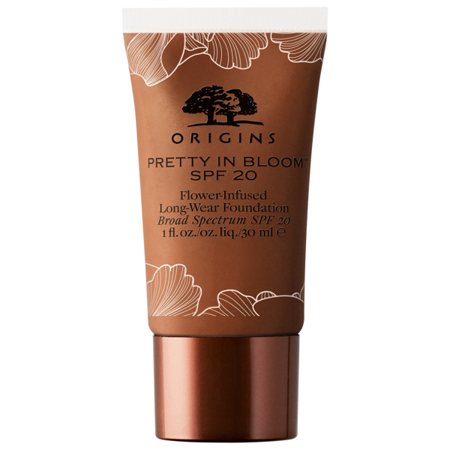 Origins Pretty In Bloom Flower-Infused Long-Wear Foundation SPF 20 1.0 Oz / 30 Ml - 720 VERY DEEP WARM