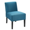 thumbnail image 1 of Porthos Home Contemporary Style Low Back Armless Accent Chair with Solid Rubberwood Legs, 1 of 4