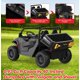 thumbnail image 3 of QinaQin Camión de volteo eléctrico infantil de 24V para 2 pasajeros, tracción 4WD, control remoto, caja basculante eléctrica, pala, luces LED y música, hasta 5 MPH, 3 of 8