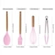 thumbnail image 4 of Juego Utensilios 12 Piezas Espátula Antiadherente Suministros () Rosa, 4 of 8