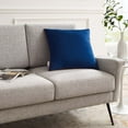 thumbnail image 3 of Accent Throw Pillow, Velvet, Blue Navy Pink, Modern Contemporary Urban Design, Living Lounge Room Hotel Lobby Hospitality, 3 of 4