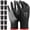 Non-Touch Black, variant on Kebada PU-Coated Work Gloves for Men and Women, 12 Pairs, Small, Touchscreen