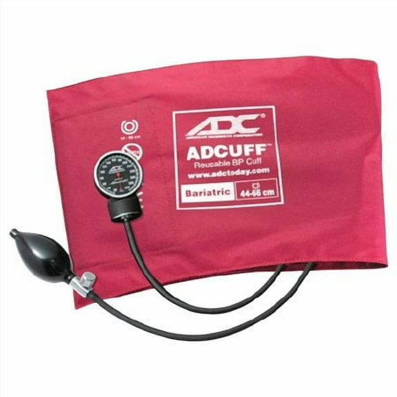 Aneroid Sphygmomanometer Bariatric Diagnostix Pocket Style Hand Held 2-Tube Adult  - 1 Count