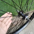 thumbnail image 2 of DONSP1986 26 inch Heavy Duty Bicycle Rear Wheel Rim 12 Gauge, Double Wall Aluminum Alloy 48 Spokes Wheel, 26" Bike Rear Rim 135mm (Black) Disc Brake, 2 of 6