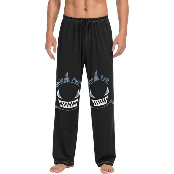 GZHJMY Shark Pajama Pants for Men, Lounge Pants Lightweight Men Pajama Bottoms with Drawstring Pockets, Christmas New Year Birthday Gifts, X-Large