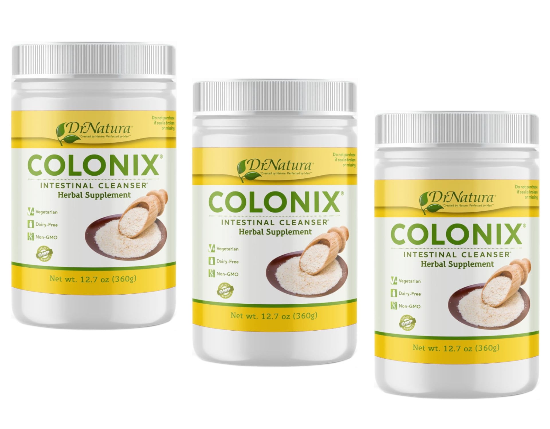 Dr. Natura Colonix Intestinal Cleanser Herbal Supplement Powder, 12.7