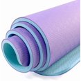 thumbnail image 3 of Extra Thick TPE Yoga Mat - 72"x 32" Thickness 1/2 Inch -Eco Friendly SGS Certified - With High Density Anti-Tear Exercise Bolster For Home Gym Travel & Floor Outside, 3 of 6