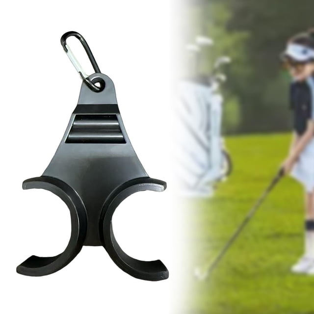 Clip de pelota de bolas de golf con clip Organizador portátil de golf tiene 2 pelotas de golf para practicar de práctica al aire
