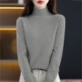 thumbnail image 5 of ManxiVoo Women's Loose Knit Sweater With Raglan Sleeves and Round Neck for Everyday Comfort Fall Winter Casual Pullover Soft Yarn Relaxed Fit M Size Dark Gray, 5 of 9