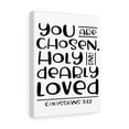 thumbnail image 4 of Scripture Walls  You Are Chosen Colossians 3:12 Bible Verse Canvas Christian Wall Art Ready to Hang Unframed, 4 of 12