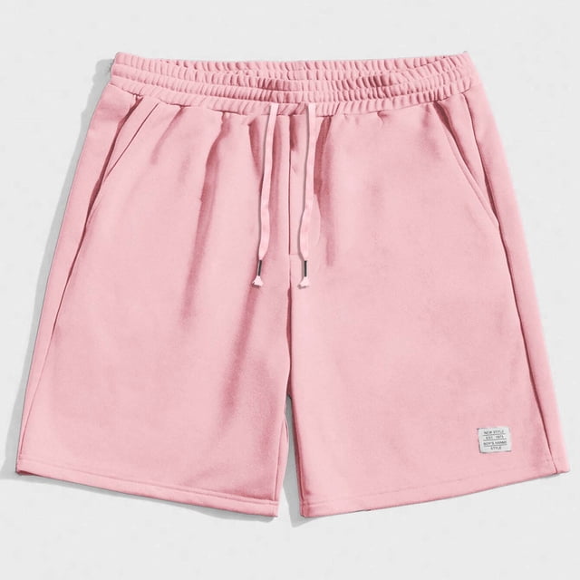 pstuiky Pantalones cortos para hombre, Pantalones cortos de baloncesto transpirables para hombre, de color liso, deportivos, informales, para vacaciones, con bolsillos