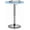 Blue, variant on Magshion 31" Round Bar Table Height Adjustable 26"-35" Pub Table with Enlarged Base for Living Room Patio Bistro Café, Silver