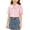 Pink, variant on Tops for Girls Back to School Lace Trim Contrast Collar Short Sleeve Shirt Top for Daily Purple 5-6 Years