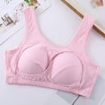 thumbnail image 3 of Sujetador de mujer Bralette de algodón Lencería de mujer Top corto sin mangas Sujetadores para mujer Sujetador deportivo sólido sin costuras, 3 of 5