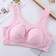 thumbnail image 3 of Sujetador de mujer Bralette de algodón Lencería de mujer Top corto sin mangas Sujetadores para mujer Sujetador deportivo sólido sin costuras, 3 of 5