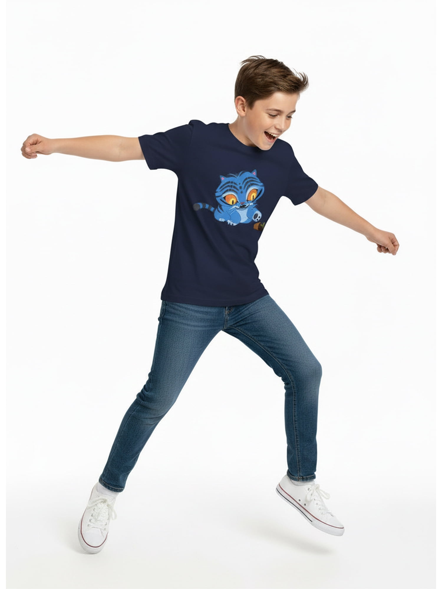 Kpop Demon Hunters, Boys' & Big Boys' Graphic T-Shirt, Chiby Derpy, Sizes XS-XXL