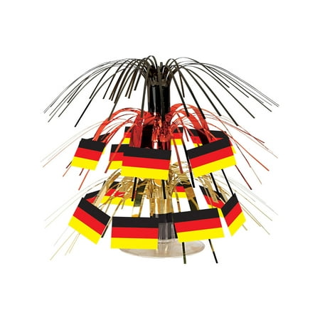Beistle Oktoberfest German Flag Mini Cascade Centerpiece Party Decoration