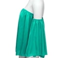 thumbnail image 3 of Blusa informal con hombros descubiertos para mujer, blusas sin tirantes, blusas con mangas de campana de color puro y sin tirantes Monstrate FS7048-52, 3 of 7