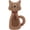 Coffee Cat, variant on Cute Animals Decorative Door Stoppers, Soft Durable Fabric Weighted Interior Wall Protector for Home & Office, Anti Collision Heavy Duty Compact Floor Decor Book Stopper