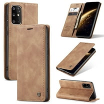 Dteck Wallet Case For Samsung Galaxy S20  6.7 inch, Premium PU Leather Wallet case Magnetic Flip Folio [Kickstand Feature] with ID&Credit Card Pockets,Brown