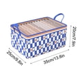 thumbnail image 4 of Bolsas grandes de almacenamiento de ropa, organizadores plegables de tela con asas reforzadas, tela gruesa no tejida para mantas, edredones y ropa de temporad NCHKUN, 4 of 8