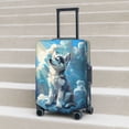thumbnail image 5 of Travel Luggage Cover Protector - Cloud Sunshine Puppy Anti-Scratch Suitcase Covers Fits 18-32 Inch Luggage, 5 of 5