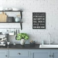 thumbnail image 3 of Stupell Industries More Wine Funny Family Black and White Word Design Canvas Wall Art by Daphne Polselli, 3 of 3