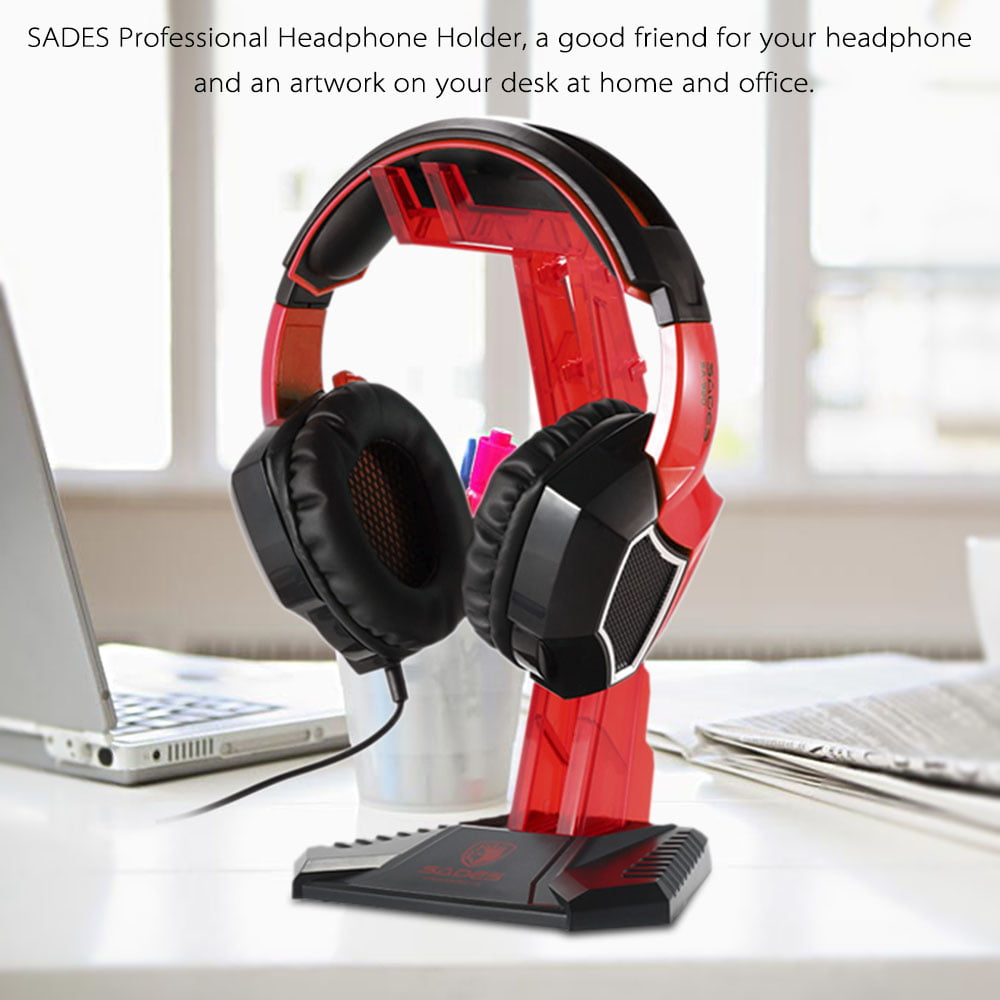 Headset Headphone Holder Hanger Wall PC Monitor Stand for Sony AKG Sennheiser