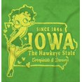 thumbnail image 2 of Iowa IA State Pride Cute Betty Boop Women's Graphic T Shirt Tees Brisco Brands S, 2 of 6