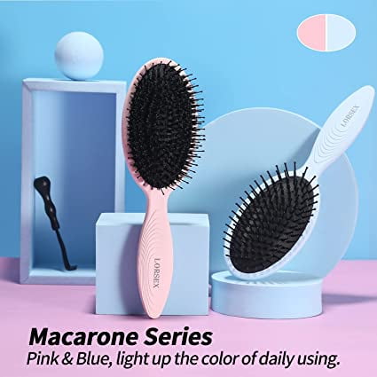 Ladies natural bristle hair brush outlet