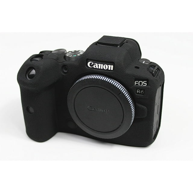 GadgetCom Étui de Protection en Silicone pour Canon EOS R6 / R6 Mark II - Antichoc, Anti-Rayures, Couverture Complète, Design Facile à Saisir