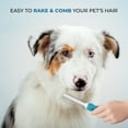 thumbnail image 5 of Poodle Grooming Comb - Metal Dematting Comb with Long & Short Stainless Steel Teeth for Removing Matted Hair & Knots, Safe and Gentle for Dogs & Cats, 5 of 8
