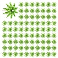 thumbnail image 1 of 120 Piezas de Paraguas de Papel de de Tropical Verde Selecciones de Sombrillas de CóCtel Selecciones de Cupcakes para Fiesta Hawaiana, 1 of 8