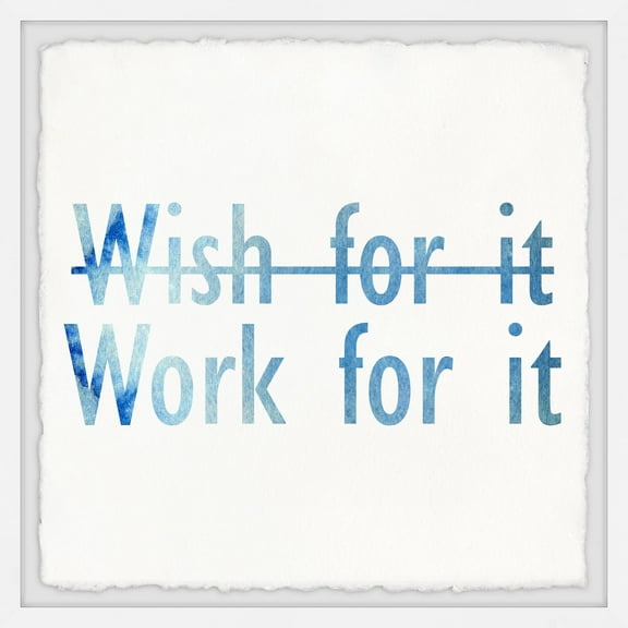 Marmont Hill Work for It III Framed Wall Art