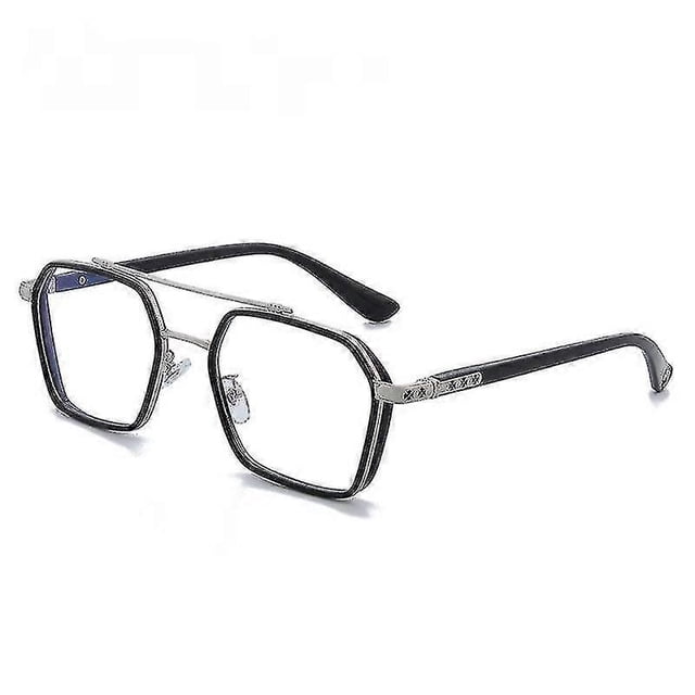 Blue Light Blocking Glasses, Anti Eye Strain Headaches, Retro Round Lightweight Metal Computer Eyewear For Women Men-gy8803xq-sg1669