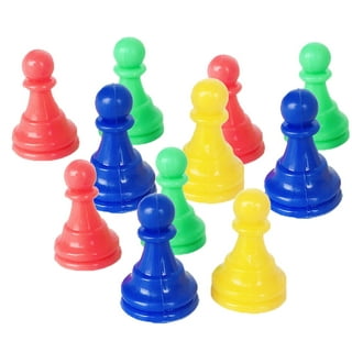 40pcs Human Shape Chess Pieces Board Game Pawns Plastic Game Pieces  Accessory 
