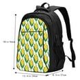 thumbnail image 5 of Honeii Corn Cob for Travel Laptop Backpack, Business Laptops Backpack with USB Charging Port, College High School Computer Bag for Men Women, 5 of 7