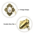 thumbnail image 3 of Unique Bargains 2 Pack Sweater Clips Vintage Cardigan Collar Clips with Chain(Gold), 3 of 6