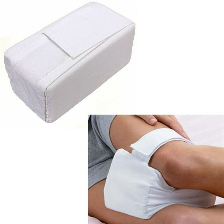 HERCHR Knee Ease Pillow Cushion Ankle Pads Sponge Soft Bed Sleeping Aid  Pain Relief with Straps, Knee Pillow, Pain Relief Leg Pillow 