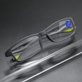 thumbnail image 3 of Gafas de lectura anti luz azul para hombres y mujeres, deportivas, de ocio, de moda, cuadradas, gafas de lectura retro, 3 of 5